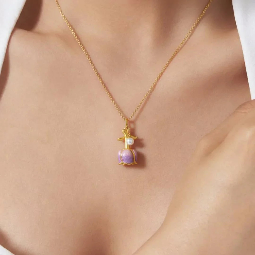 Aurora Rose Necklace