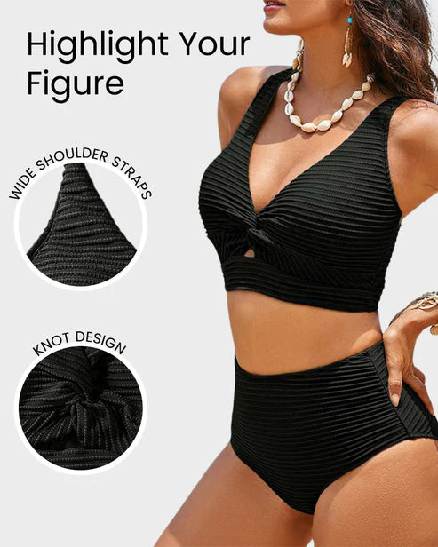 High waist bikini set