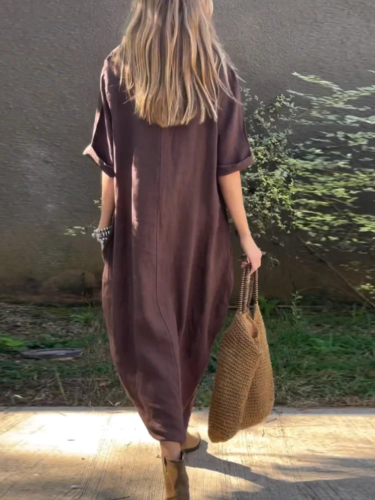 Women's Cotton and linen dress