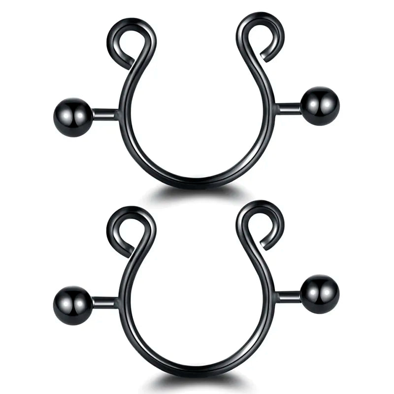 Adjustable Faux Nipple Piercing Clips