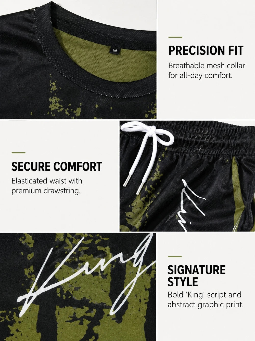 Neck Casual T Shirt Set