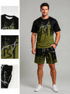 Neck Casual T Shirt Set