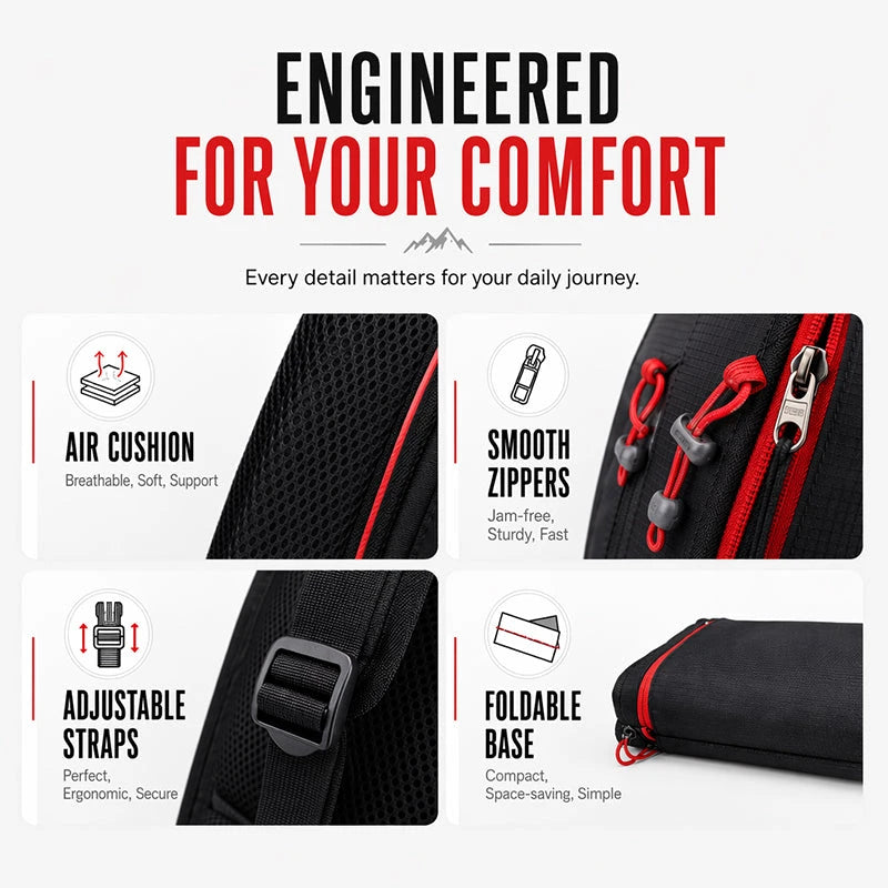 FoldPack Outdoor Waterproof Backpack