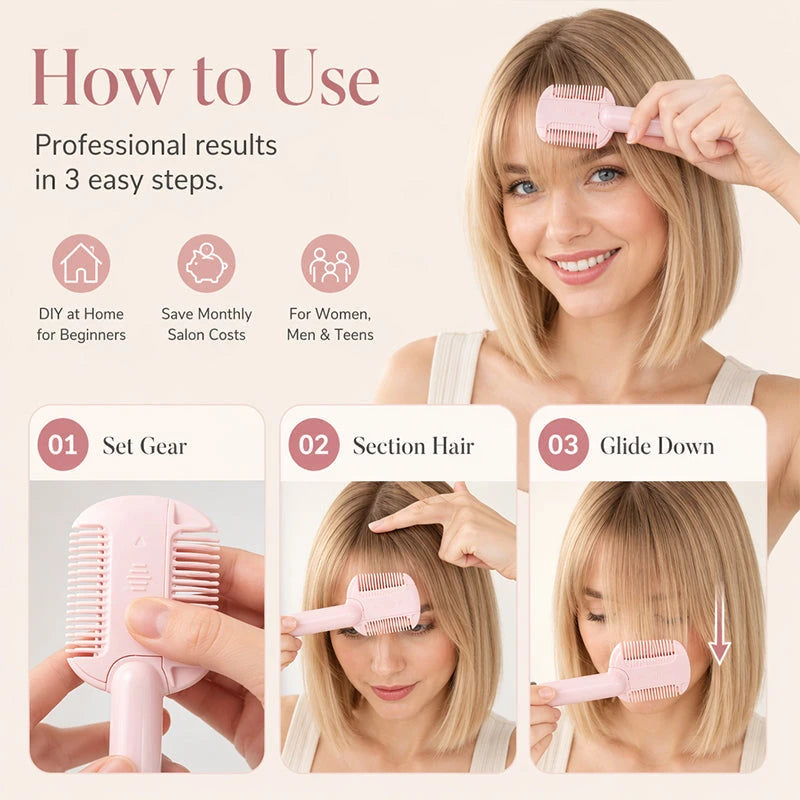 Portable Hair Thinning &amp; Styling Comb
