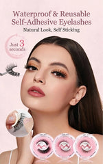 Waterproof Self Adhesive Reusable Eyelashes