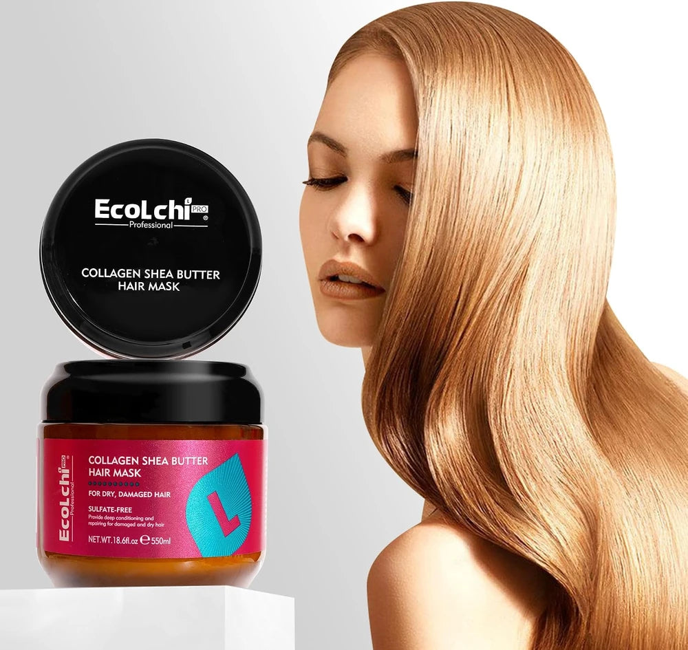 Collagen Shea Butter Hair Mask for Frizz Control