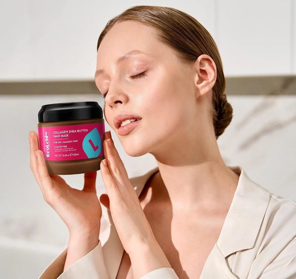 Collagen Shea Butter Hair Mask for Frizz Control