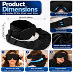 Light Blocking Wearable Travel Blanket