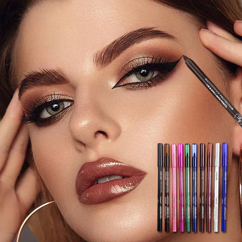 Colorful Gel Eyeliners | Set of 10 Pcs