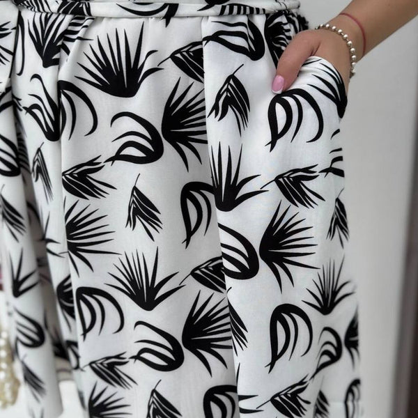 Modern Summer Jumpsuit with Skirt Effect