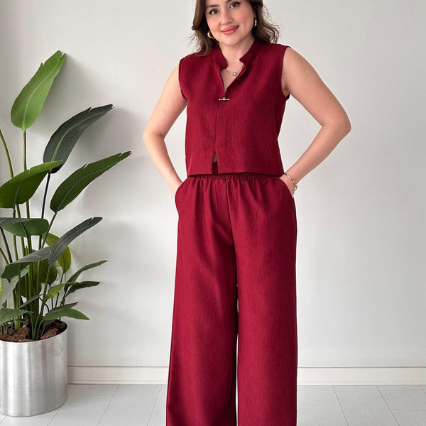 Brooch Double Suit Khaki