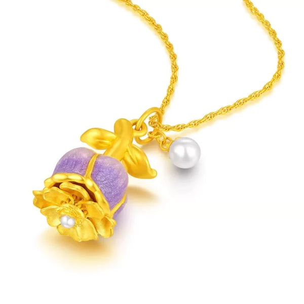 Aurora Rose Necklace