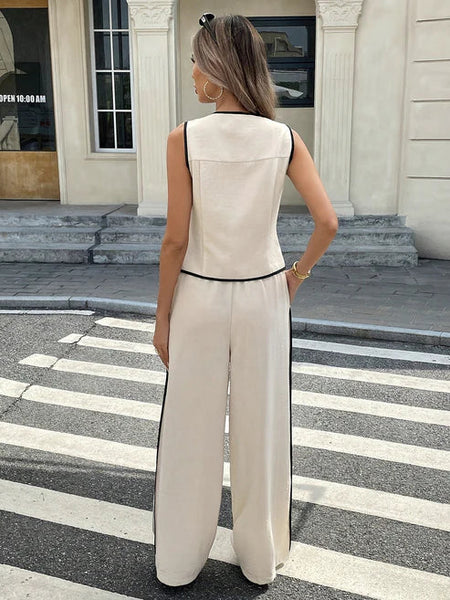 Women's Sleeveless Tank & Pants Set