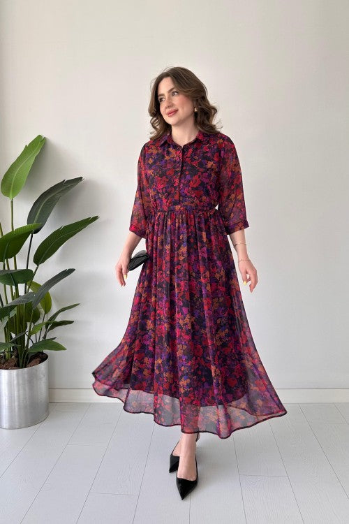 Spring Chiffon Dress