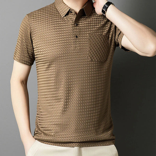 Men's Textured Short Sleeve Shirt