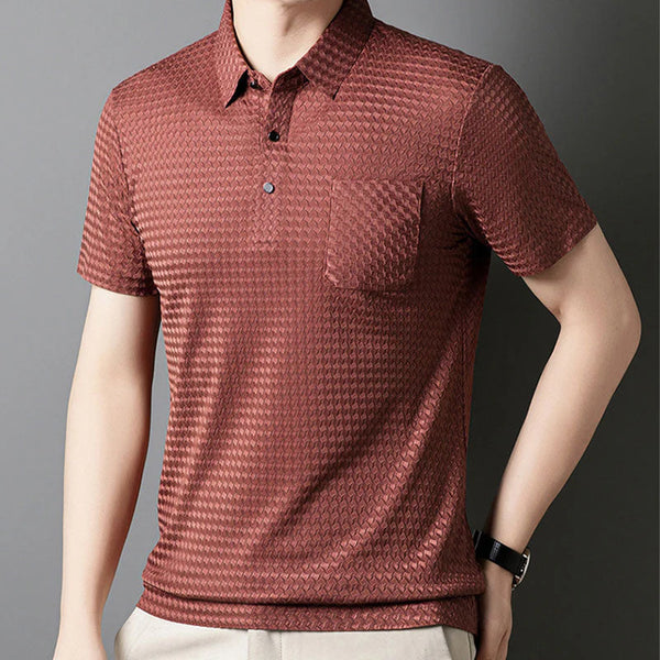 Men's Textured Short Sleeve Shirt