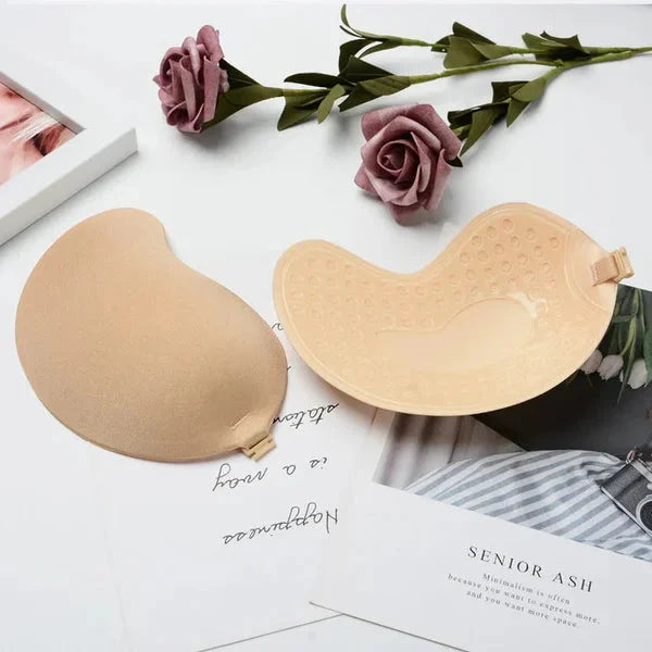 Self-adhesive push-up bra