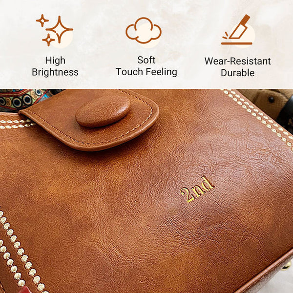 Vintage Fashion Bag with Adjustable Wider Shoulder Strap