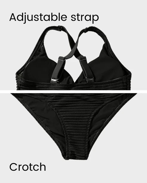 High waist bikini set