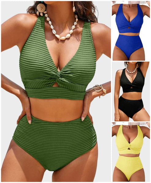 High waist bikini set