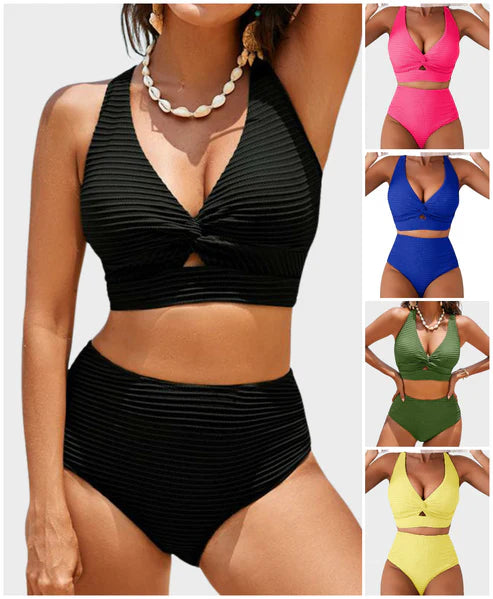 High waist bikini set