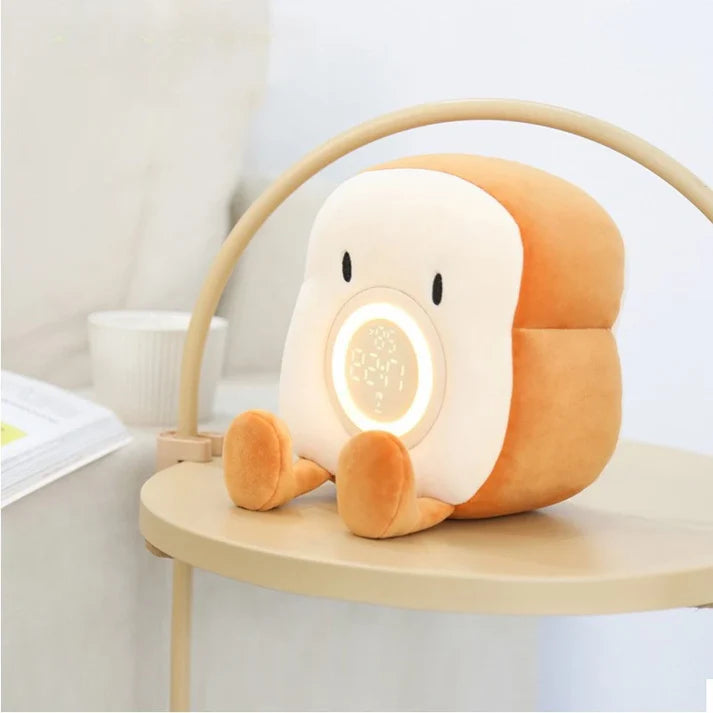 Plush Toy Night Light Alarm Clock