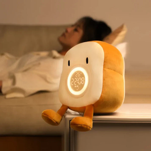Plush Toy Night Light Alarm Clock