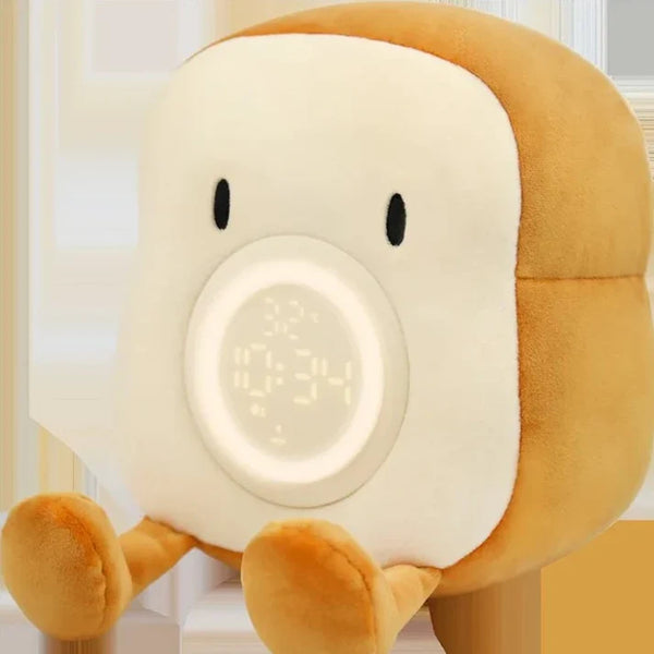 Plush Toy Night Light Alarm Clock