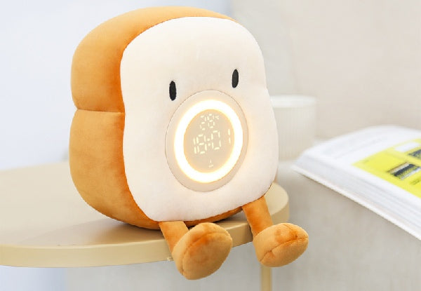 Plush Toy Night Light Alarm Clock