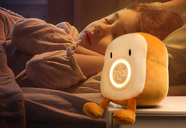 Plush Toy Night Light Alarm Clock