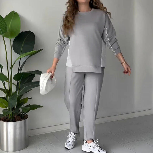Ladies Color-Block 2-piece lounge set