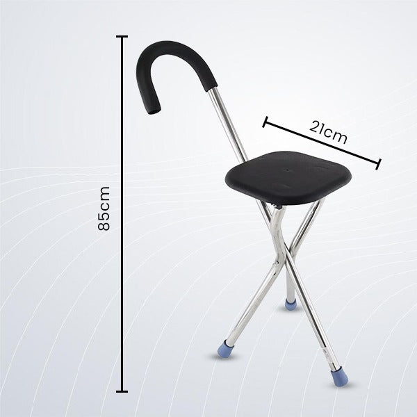 Folding walking stick