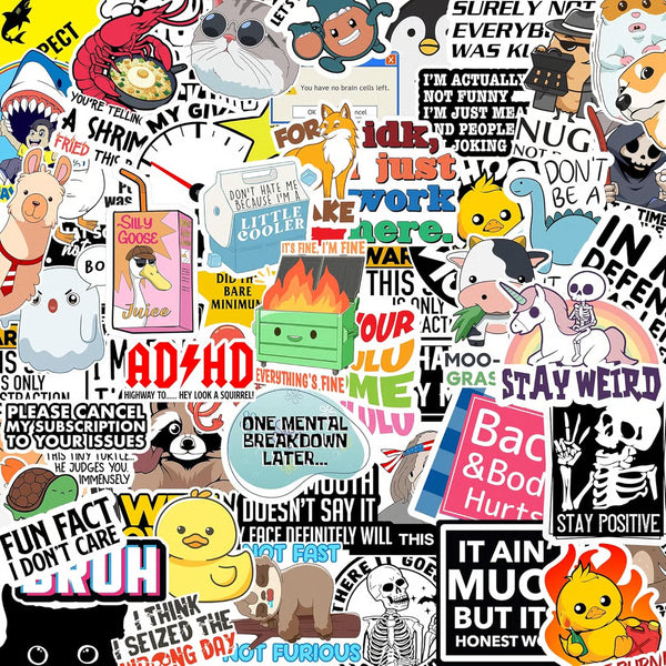 Funny Saying Stickers