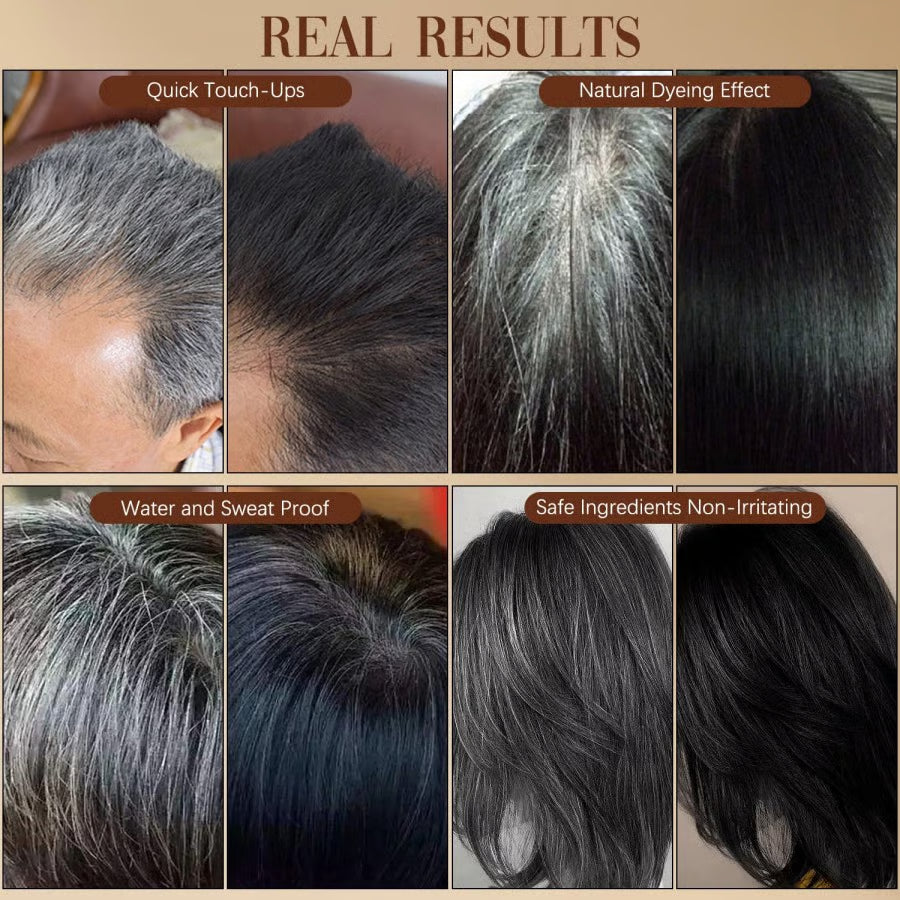 Portable Hair Dye Comb for Grey Hair Coverage