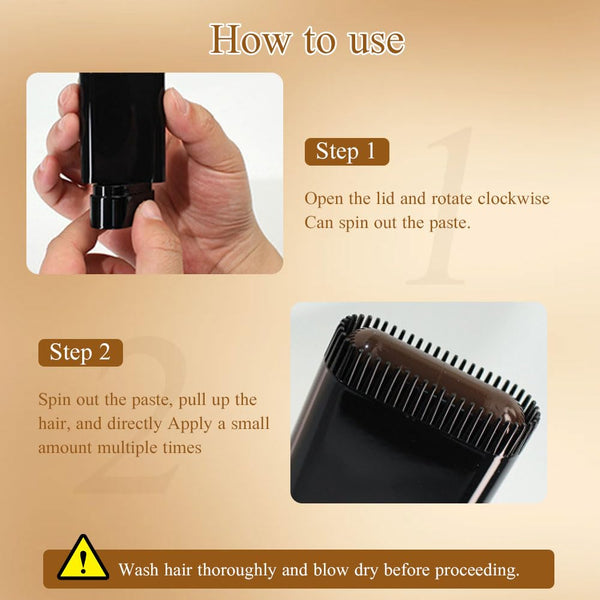 Portable Hair Dye Comb for Grey Hair Coverage