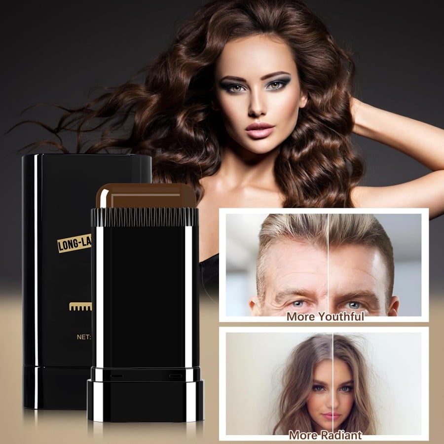Portable Hair Dye Comb for Grey Hair Coverage