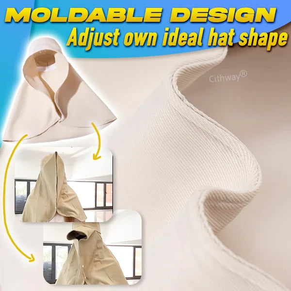 Anti-UV Full-Face Protection Sun Hat Shawl