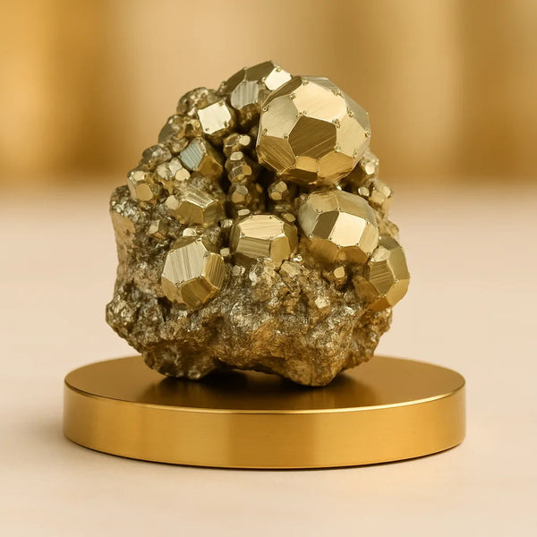 Golden Pyrite Raw Power Stone