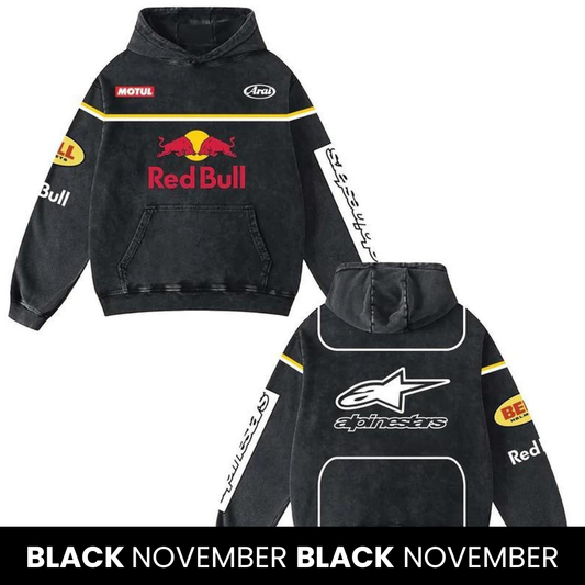 Washed Racing Inspired Hoodie