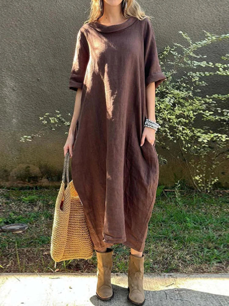 Women's Cotton and linen dress