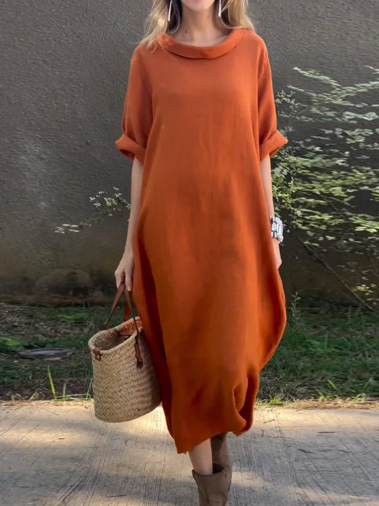 Women's Cotton and linen dress