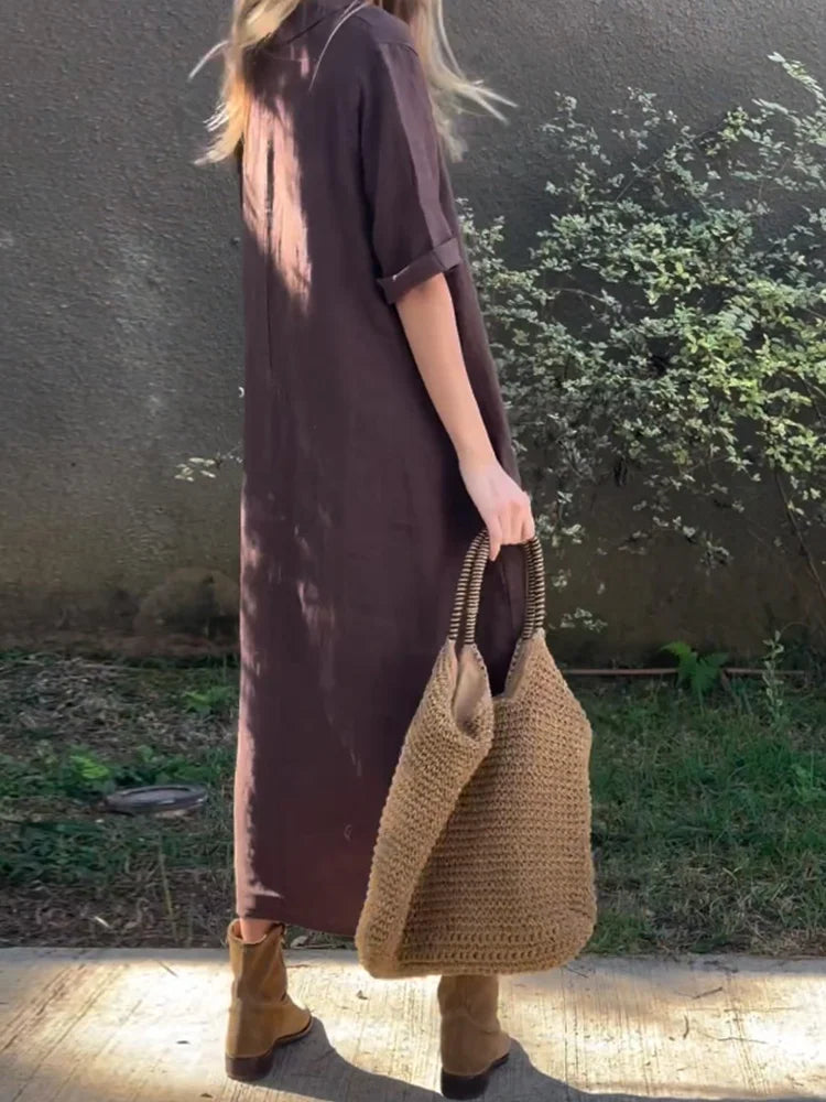 Women's Cotton and linen dress