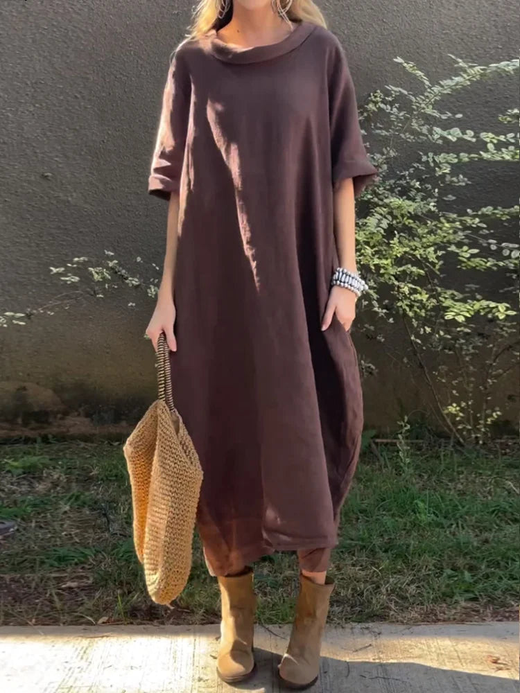 Women's Cotton and linen dress