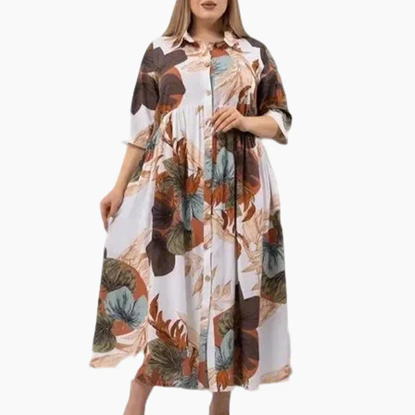 Explosion Oversized Cotton Silk Nightgown