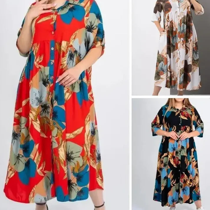 Explosion Oversized Cotton Silk Nightgown