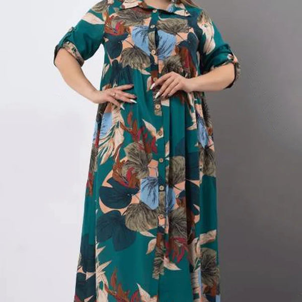 Explosion Oversized Cotton Silk Nightgown