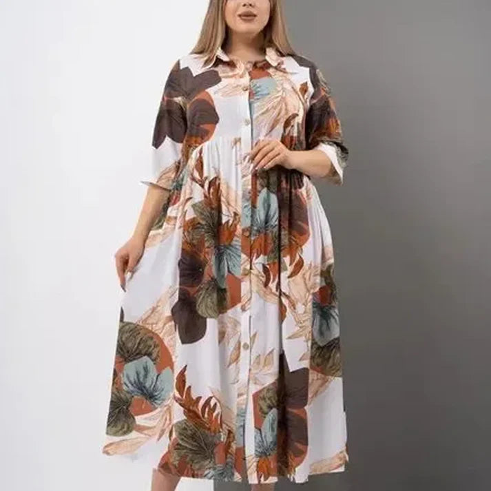 Explosion Oversized Cotton Silk Nightgown