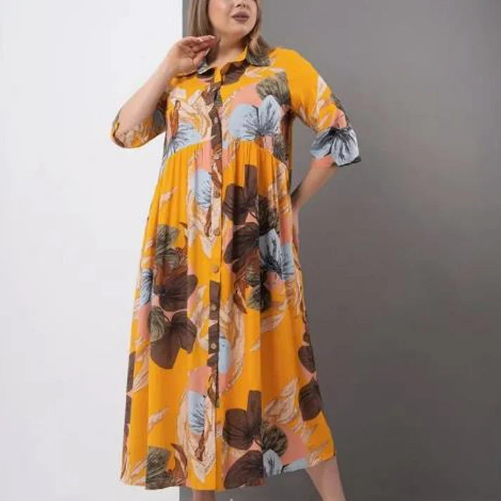 Explosion Oversized Cotton Silk Nightgown