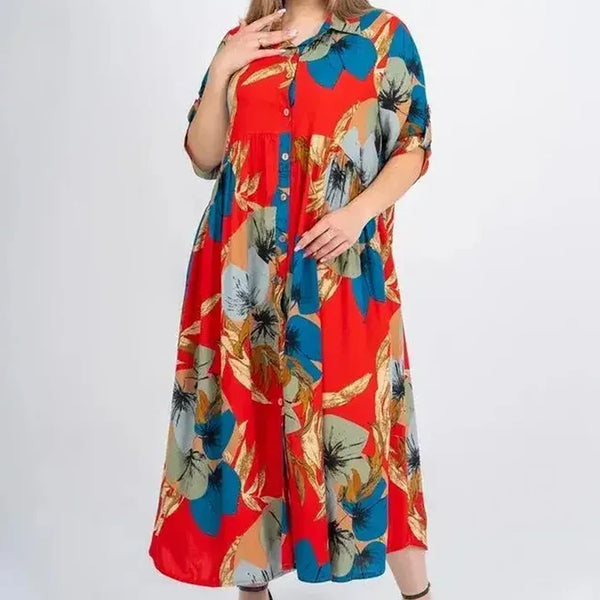Explosion Oversized Cotton Silk Nightgown