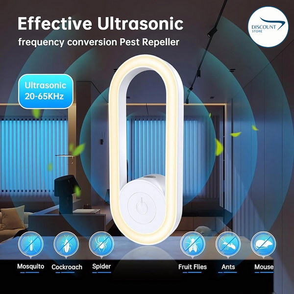 Ultrasonic Mosquito Killer with LED Light